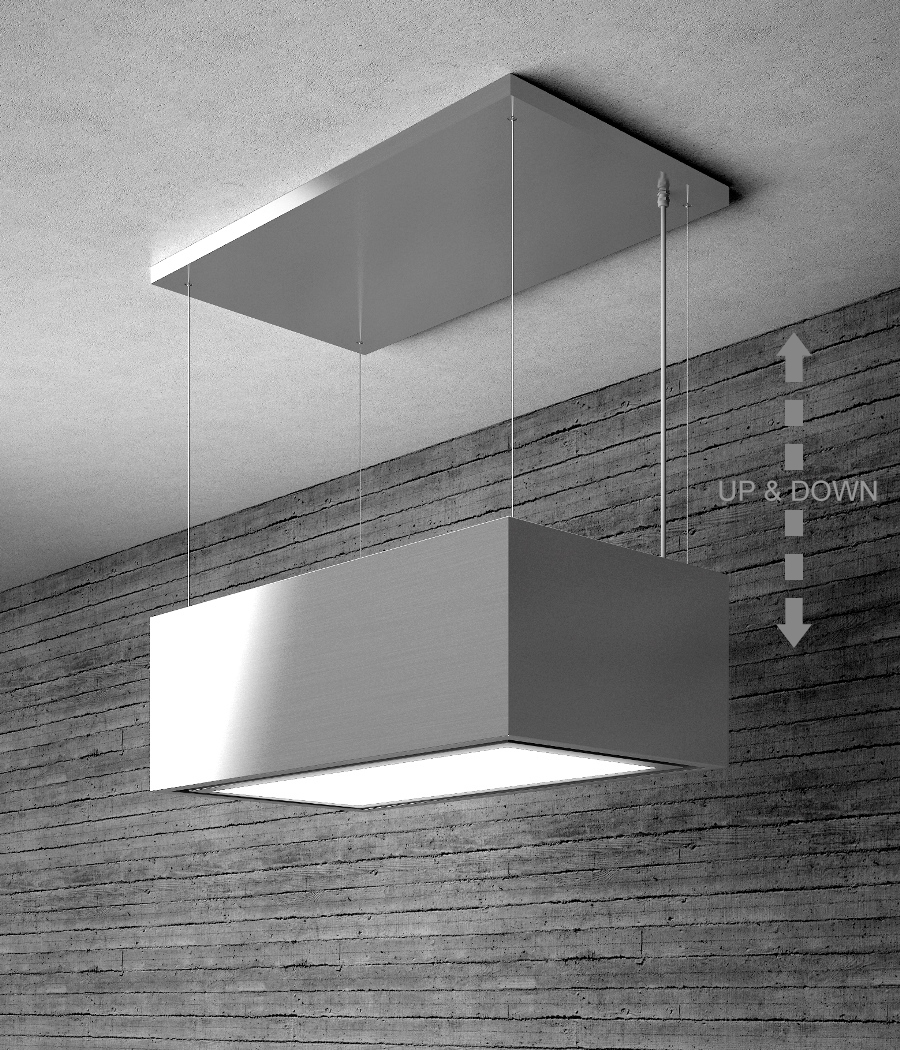 ostrovný model: 62 86 s LED panelom a automatickým posuvným systémom Up & Down ostrovný model: 62 86 s LED panelom a automatickým posuvným systémom Up & Down